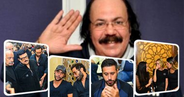  نجوم الفن والمجتمع فى عزاء نجم الكوميديا الراحل طلعت زكريا