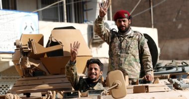 صور.. استمرار فضائح أردوغان.. إخوان ودواعش على مدرعات تركية بسوريا