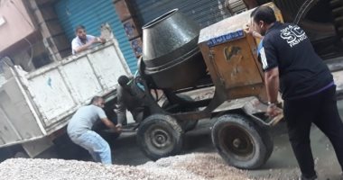 صور.. التصدى لـ4 حالات بناء مخالف والتحفظ على مواد البناء شرق الإسكندرية