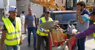 جهاز 6 أكتوبر يشن حملات لغلق وتشميع المحال المخالفة وإزالة التعديات