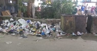 أهالى منطقة جامع فلفل ببشتيل يشكون تراكم القمامة