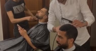 شاهد.. أحمد فتحى وعبد الله السعيد يستعدان بـ"نيو لوك" لمواجهة بتسوانا