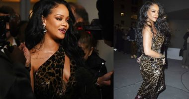ريهانا تتألق بفستان بطبعة الفهد فى حفل إطلاق كتابها الجديد.. صور