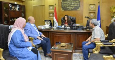 محافظ دمياط ورئيس مياه الشرب يتابعان الموقف التنفيذى لعدد من المشروعات 