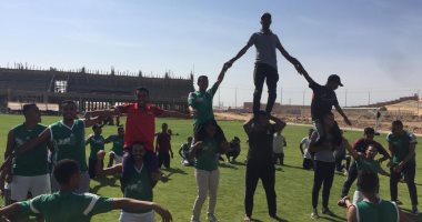 شاهد.. تدريبات المشاركون فى افتتاح أسبوع الجامعات الأفريقية بأسوان..صور