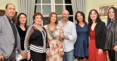 قنصلية فرنسا بالإسكندرية تستقبل الفنانة لبلبة على هامش مهرجان السينما