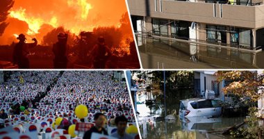 صور.. العالم هذا الصباح.. شلل تام بطوكيو بسبب إعصار هاجيبيس والسلطات تجلى 6 ملايين شخص.. مقتل 3 أشخاص بسبب حرائق الغابات بكاليفورنيا الأمريكية.. تظاهرات دعما لوزير العدل بكوريا الجنوبية بعد اتهامه بالفساد