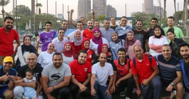 خريجو البرنامج الرئاسى لتأهيل الشباب للقيادة فى يوم رياضى بمركز شباب الجزيرة