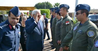 صور.. محافظ الدقهلية يشهد الاحتفالات بمعركة المنصورة بالقاعدة الجوية