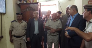 صور.. محافظ الغربية يتفقد غرف كاميرات مراقبة مسجد السيد البدوى