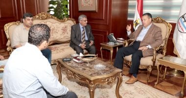 محافظ بنى سويف يبحث مع أعضاء نقابة الأطباء الجدد تحسين مستوى الخدمة الصحية