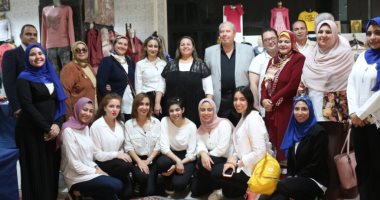 افتتاح المعرض الخيرى الطلابي للعام الدراسي الجديد بجامعة المنصورة 
