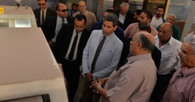 وفد التقييم فى مسابقة أفضل الجامعات المصرية يتفقد جامعة المنصورة 