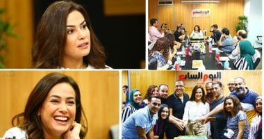 هند صبرى فى ندوة "اليوم السابع".. لم أتقاض أجرا عن فيلم "الممر" وقدمت 3 مشاهد للتاريخ حبا فى الجيش المصرى.. "الفيل الأزرق2" تحدٍ كبير ومن المفاجآت التى أبهرتنى.. و"الكنز2" تجربة خاصة رغم عدم تحقيقه إيرادات جيدة