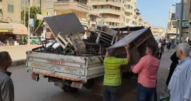 صور.. إزالة 772 حالة إشغال متنوعة بمدينة دمنهور فى البحيرة