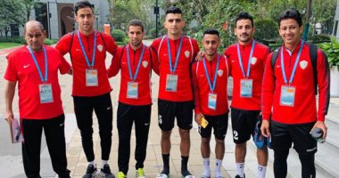 صور.. وصول المنتخب العسكرى للصين للمشاركة فى كأس العالم
