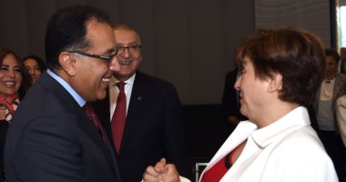 مدير صندوق النقد الدولى تنقل تحياتها وتهانيها للرئيس السيسى على النجاح المذهل الذى حققه برنامج الإصلاح الاقتصادى.. وتؤكد: تم فى ظروف لم تكن سهلة.. جورجييفا: مصر نموذج لامع للدول التى طبقت برنامج إصلاح قوى وناجح