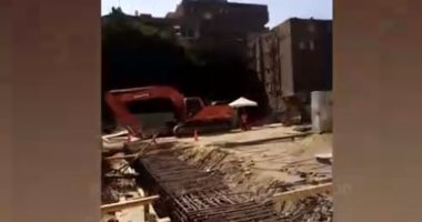 شاهد.. أعمال إنشاء محور ترعة الزمر لربط الدائرى بمحور صفط اللبن لحل زحام السيارات