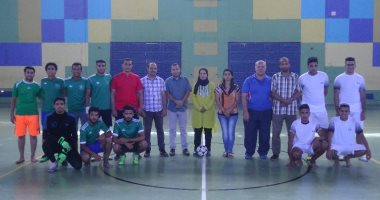 صور.. انطلاق بطولة "كأس الشهيد" لكليات جامعة المنيا