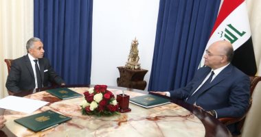 الرئيس العراقى يبحث مع سفير مصر ببغداد التوغل العسكرى التركى فى سوريا