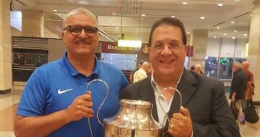وصول بعثة يد الزمالك إلى مطار القاهرة بعد التتويج بلقب أفريقيا 