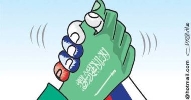 كاريكاتير الصحف السعودية.. تعاون مشترك بين روسيا و المملكة