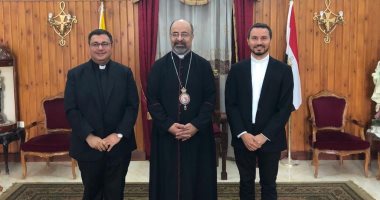 بطريرك الأقباط الكاثوليك يستقبل رئيس كلية انتشار الإيمان بروما