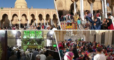 "لا تلومن عاشق على عشقه فالعشق مثل الرزق مقسمًا".. الآلاف من مريدى "شيخ العرب" يتوافدون لإحياء الليلة الختامية لمولد السيد البدوى.. حلقات ذكر وطرابيش ورسم الحنة وتوزيع وجبات للزائرين أبرز معالم الاحتفالية.. صور