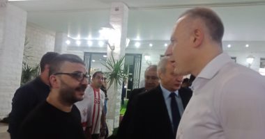 صور.. مجلس الزمالك يستقبل والد الطفل أدهم الكيكى فى مقر النادى