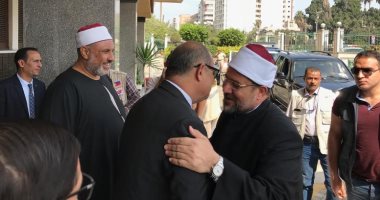 محافظ الغربية يستقبل وزير الأوقاف زمفتى الجمهورية بديوان المحافظة