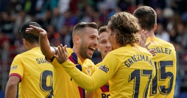 جريزمان يقود هجوم برشلونة ضد إيبار بالدوري الإسباني فى غياب ميسي
