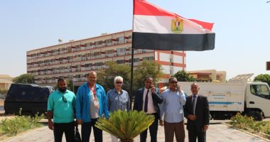 جامعة أسوان تتزين لانطلاق فعاليات أسبوع الجامعات الأفريقية الأول.. اليوم