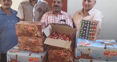 ضبط مخزن شوكولاتة بدون ترخيص بسنورس فى الفيوم
