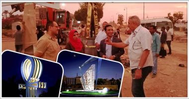 الأقصر تبدأ تجميل الميادين قبل الموسم السياحى الشتوى.. أساتذة الفنون الجميلة بالجامعة يصممون "مفتاح الحياة" ووضعه بميدان مرحباً بالكورنيش.. وتصميمات أخرى لباقى الميادين تمزج الحضارة الفرعونية بالتراث المعاصر