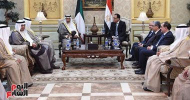     الدكتور مصطفى مدبولى يستقبل الشيخ جابر المبارك رئيس وزراء الكويت 