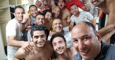 شاهد.. فرحة المنتخب العسكرى بالتأهل لدور الثمانية بكأس العالم