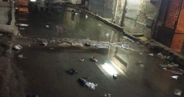 شكوى من إغراق مياه الصرف الصحى لشارع على عبد المجيد بمنطقة الخصوص