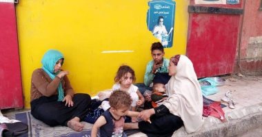صور.. "تضامن بنى سويف" تنقذ سيدة وأبناءها الخمسة من التشرد فى الشوارع