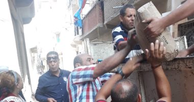 صور.. إيقاف بناء 6 عقارات مخالفة و التحفظ على مواد البناء بالإسكندرية