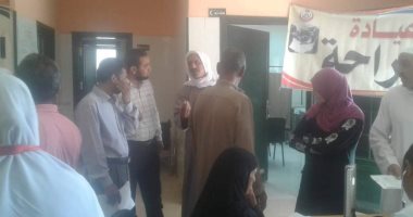 صور.. صحة الوادى الجديد تدشن قافلة طبية مجانية بقرية الموهوب