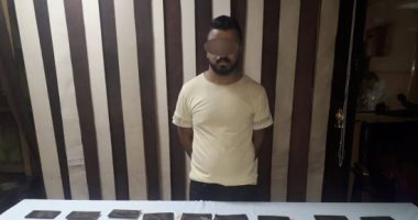 سقوط عاطل قبل ترويجه 24 فرش حشيش بإمبابة