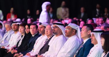 الشيخ خالد بن محمد بن زايد يزور مقر انعقاد مهرجان أبوظبى للتكنولوجيا المالية