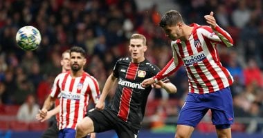 دورى ابطال اوروبا.. ملخص مباراة أتلتيكو مدريد ضد ليفركوزن