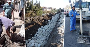 صور.. تطهير بالوعات الصرف ومخرات السيول وتوفير سيارات كسح فى المدن سلاح المحافظات لموسم الشتاء بعد انخفاض درجات حرارة الطقس اليوم.. رفع درجة الاستعداد للأزمات والطوارئ.. وخطط لإزالة المياه المتراكمة بالشوارع