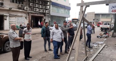 انهيار أجزاء من شرفة منزل بشارع خالد بن الوليد شرق الإسكندرية