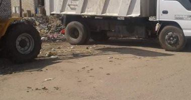 رفع 130 طن قمامة وتحرير 26 محضر متنوع بمركز الفشن ببنى سويف