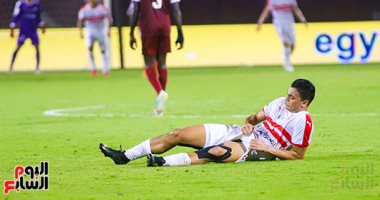 مباراة الزمالك .. مصطفي محمد علي سيارة الإسعاف بعد تأهل الزمالك .. صور