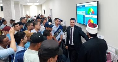 المركز العالمى للفتوى الإلكترونية يستقبل وفدًا من طلاب "الأزهر" للتعريف بأنشطته