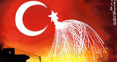 «الفسفور من البسفور».. كاريكاتير تايمز يهاجم تركيا لجرائمها ضد الأكراد