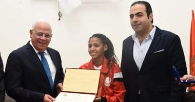 صور.. تكريم أبطال العالم فى ألعاب القوى من ذوى القدرات الخاصة ببورسعيد